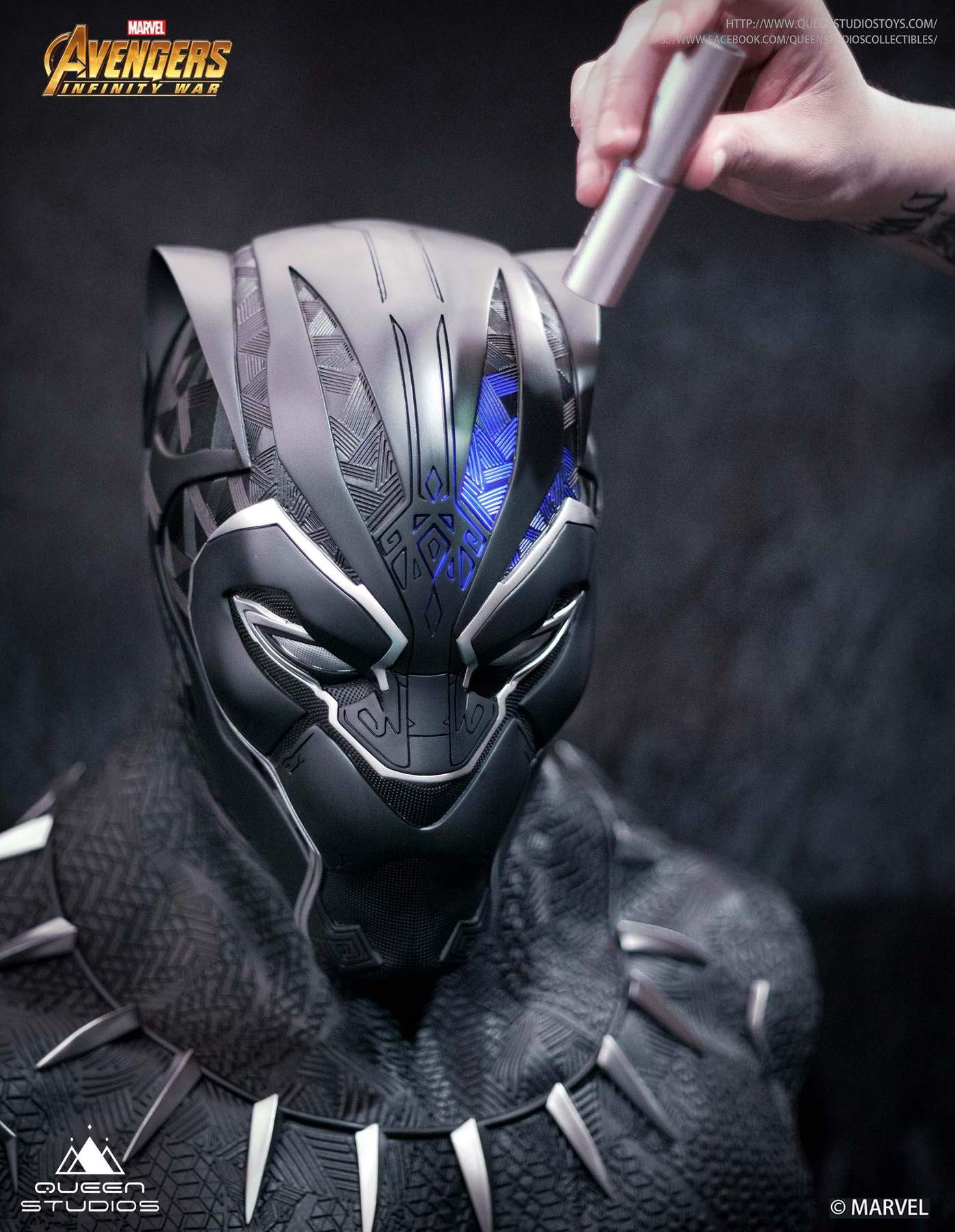 Queen Studios - Life-Size Bust - Avengers: Infinity War - Black Panther
