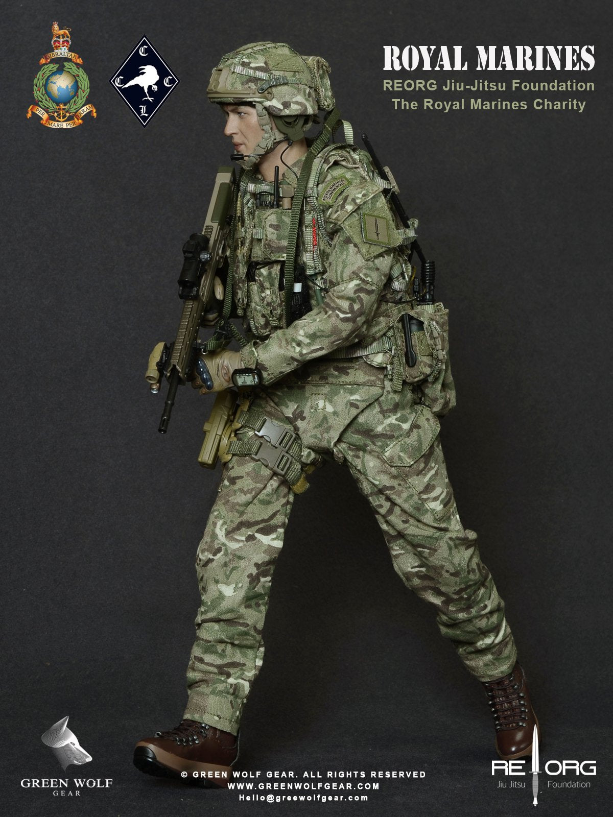 Green Wolf Gear - GWG-011 - British Royal Marines REORG - Tom Hardy (1/6 Scale) - Marvelous Toys