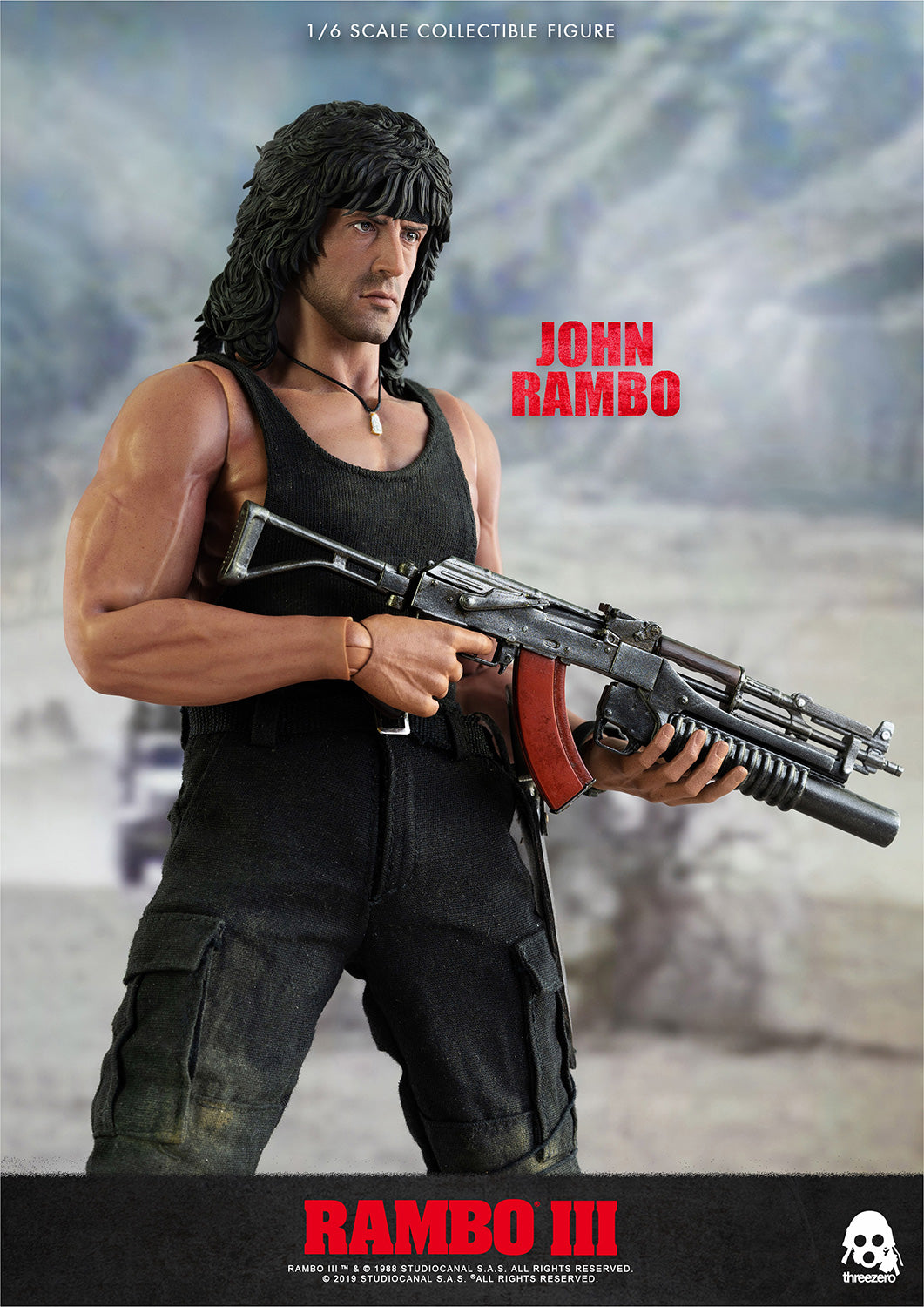 ThreeZero - Rambo III - John Rambo (1/6 Scale) - Marvelous Toys