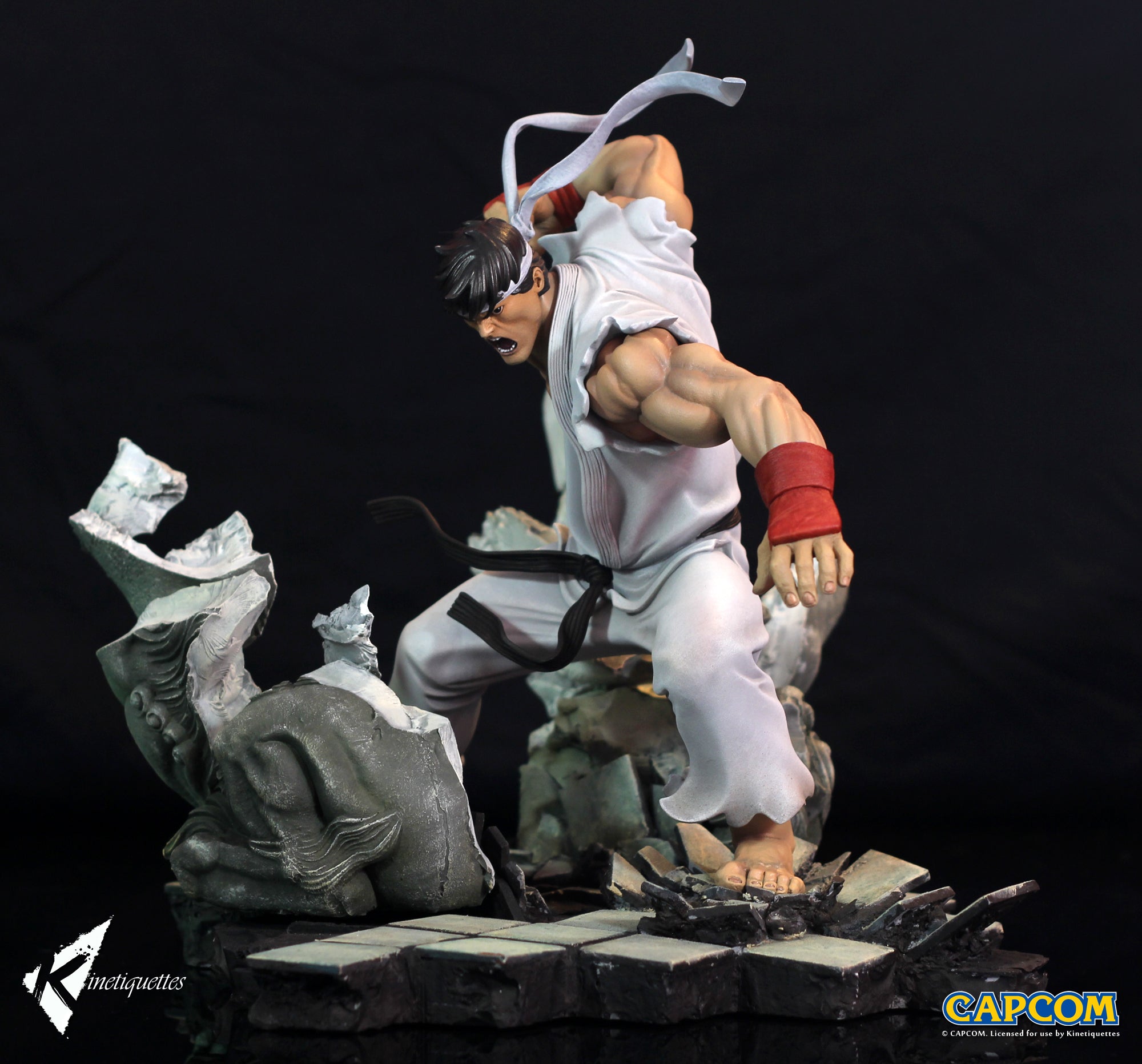 Kinetiquettes - Battle of the Brothers - Street Fighter - Ryu 1/6 Scale Diorama - Marvelous Toys
