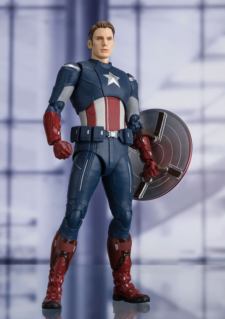 S.H.Figuarts - Avengers: Endgame - Captain America (Cap vs. Cap Edition) (TamashiiWeb Exclusive) - Marvelous Toys