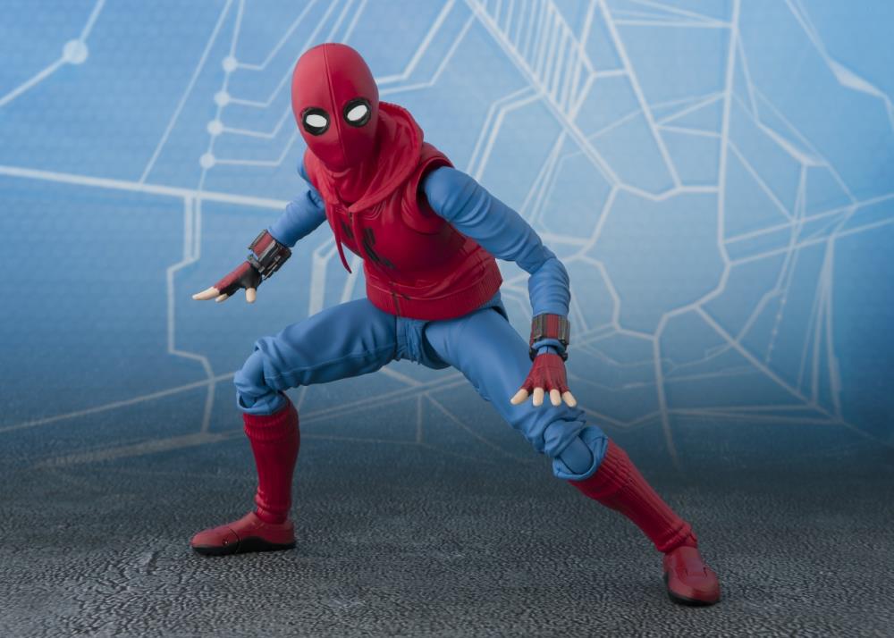 S.H.Figuarts - Spider-Man: Homecoming - Spider-Man (Homemade Suit Ver.) and Wall (TamashiiWeb Exclusive) - Marvelous Toys