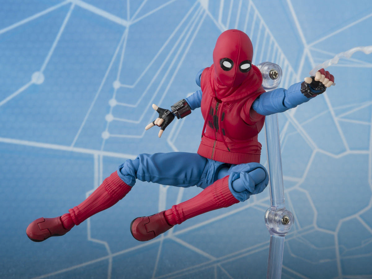 S.H.Figuarts - Spider-Man: Homecoming - Iron Man Mark 47 and Spider-Man (Homemade Suit Ver.) (TamashiiWeb Exclusive) - Marvelous Toys