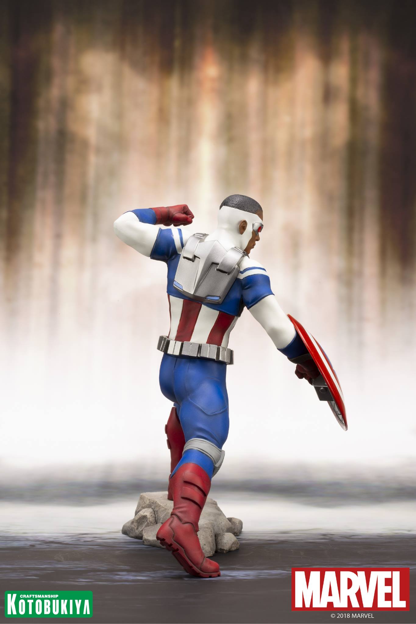 Kotobukiya - ARTFX+ - Marvel - Captain America (Sam Wilson) (1/10 Scale) - Marvelous Toys