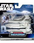 Jazwares - Star Wars: Micro Galaxy Squadron - Starfighter Class - Bo-Katan's Gauntlet Fighter - Marvelous Toys