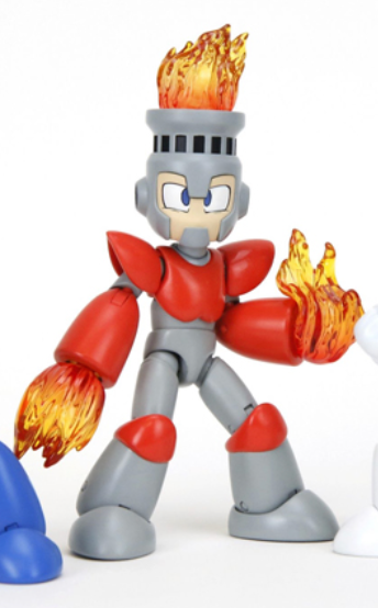 Jada Toys - Mega Man - Wave 1 - 4.5&quot; Fire Man - Marvelous Toys