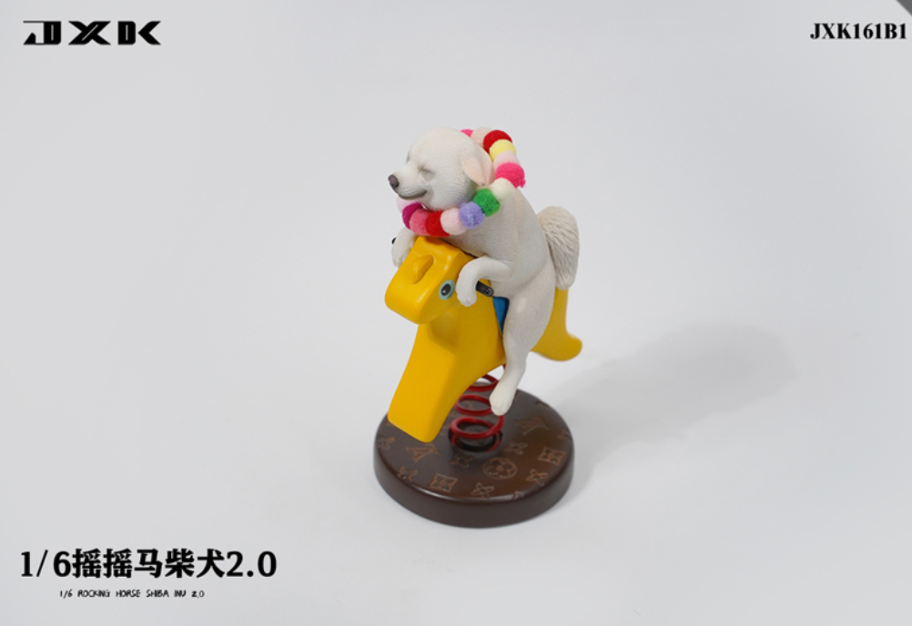 JxK.Studio - JxK161B1 - Rocking Horse Shiba Inu 2.0 (1/6 Scale) - Marvelous Toys