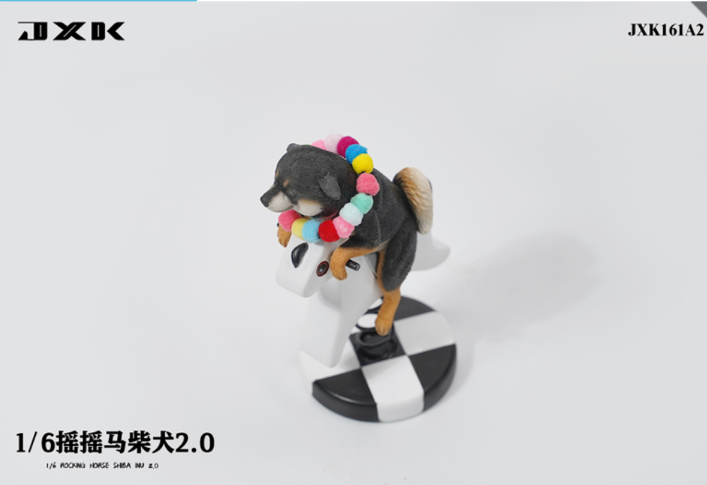 JxK.Studio - JxK161A2 - Rocking Horse Shiba Inu 2.0 (1/6 Scale) - Marvelous Toys