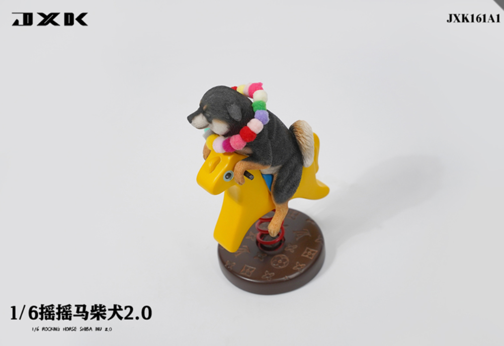 JxK.Studio - JxK161A1 - Rocking Horse Shiba Inu 2.0 (1/6 Scale) - Marvelous Toys