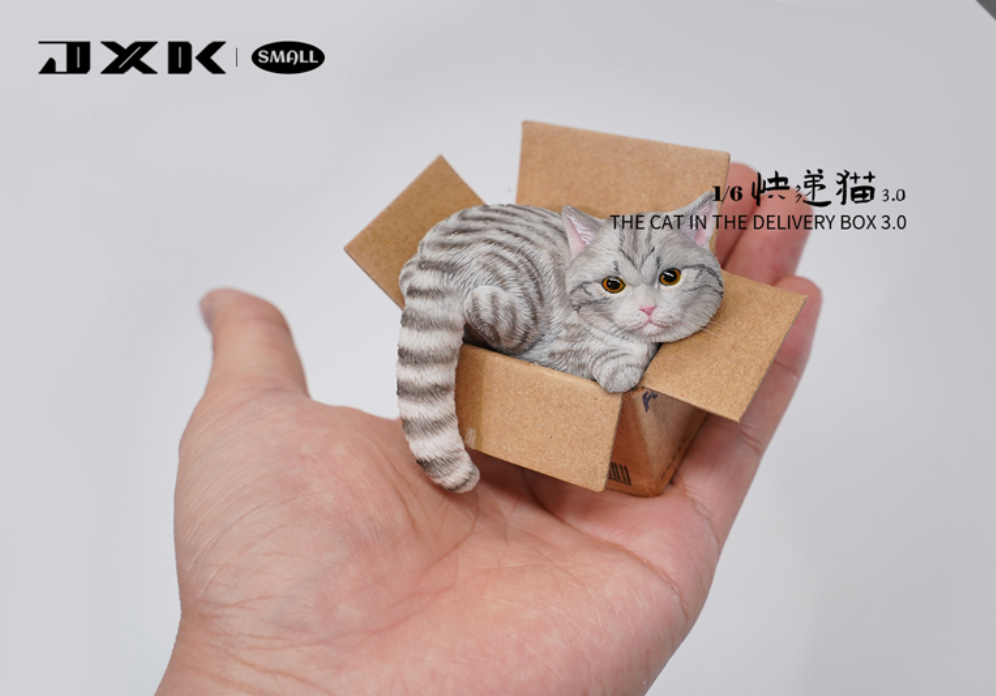 JxK.Studio - JS2305C - Cat in the Delivery Box 3.0 (1/6 Scale)