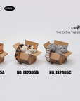 JxK.Studio - JS2305C - Cat in the Delivery Box 3.0 (1/6 Scale) - Marvelous Toys