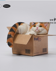 JxK.Studio - JS2305B - Cat in the Delivery Box 3.0 (1/6 Scale) - Marvelous Toys