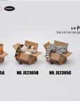 JxK.Studio - JS2305B - Cat in the Delivery Box 3.0 (1/6 Scale) - Marvelous Toys