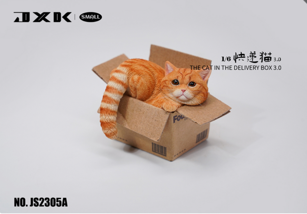 JxK.Studio - JS2305A - Cat in the Delivery Box 3.0 (1/6 Scale)