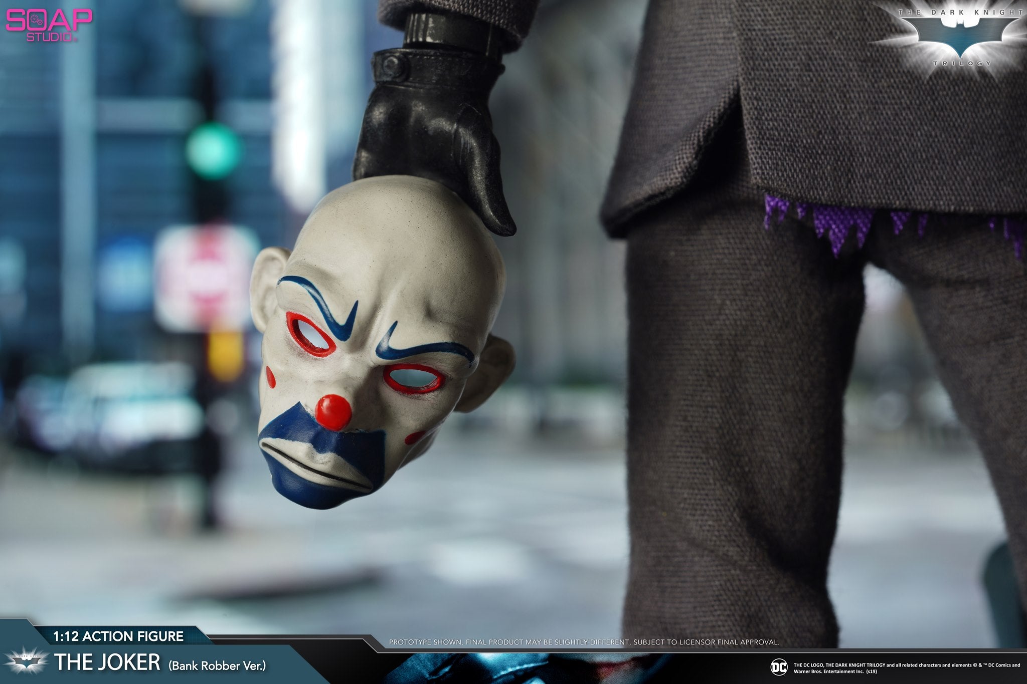 Soap Studio - The Dark Knight - The Joker (Bank Robber Ver.) (1/12 Scale) - Marvelous Toys