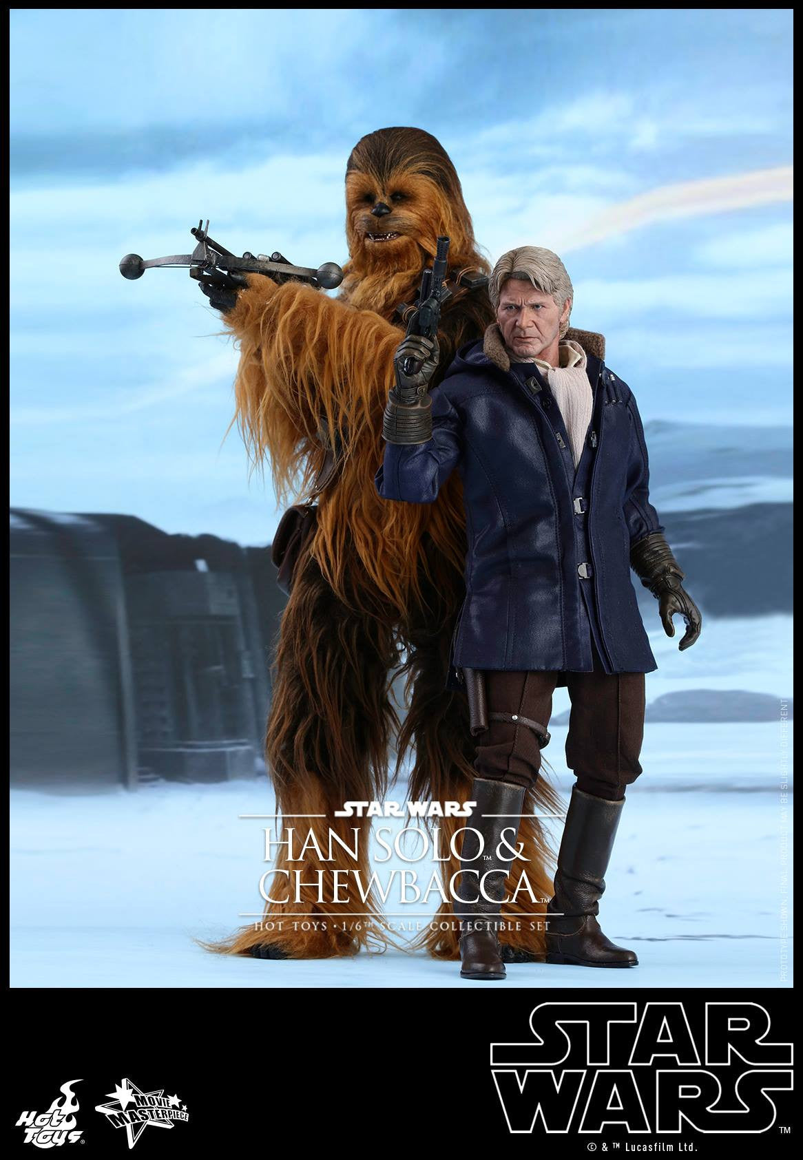 Hot Toys - MMS376 - Star Wars: The Force Awakens - Han Solo & Chewbacca Set - Marvelous Toys