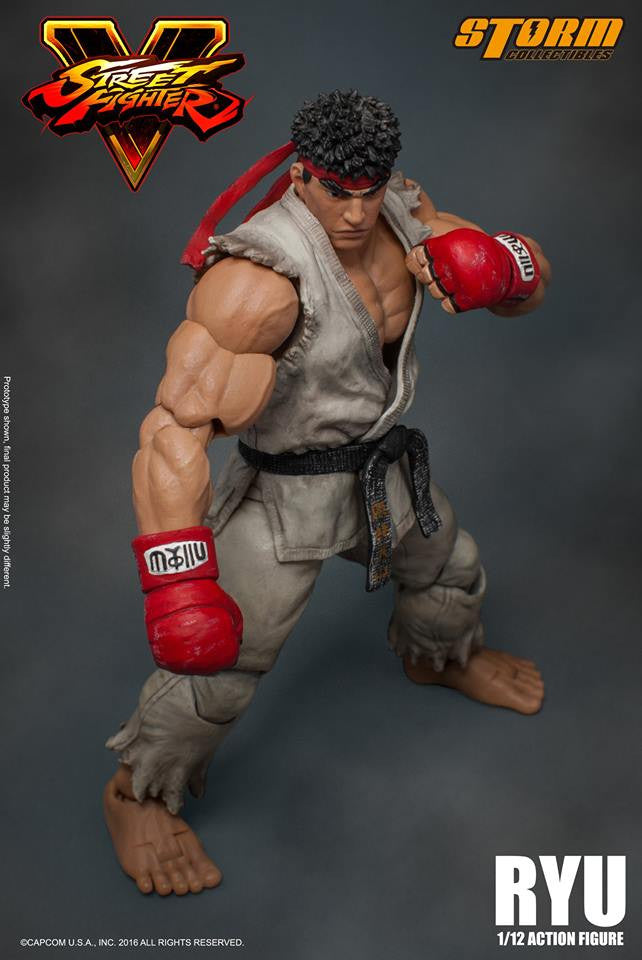 Storm Collectibles - 1:12 Scale Action Figure - Street Fighter V - Ryu - Marvelous Toys