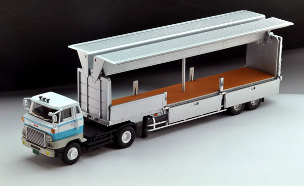 TomyTec - Tomica Limited Vintage NEO 1:64 Scale - LV-N167a - Hino HE366 Wing Roof Trailer - Marvelous Toys