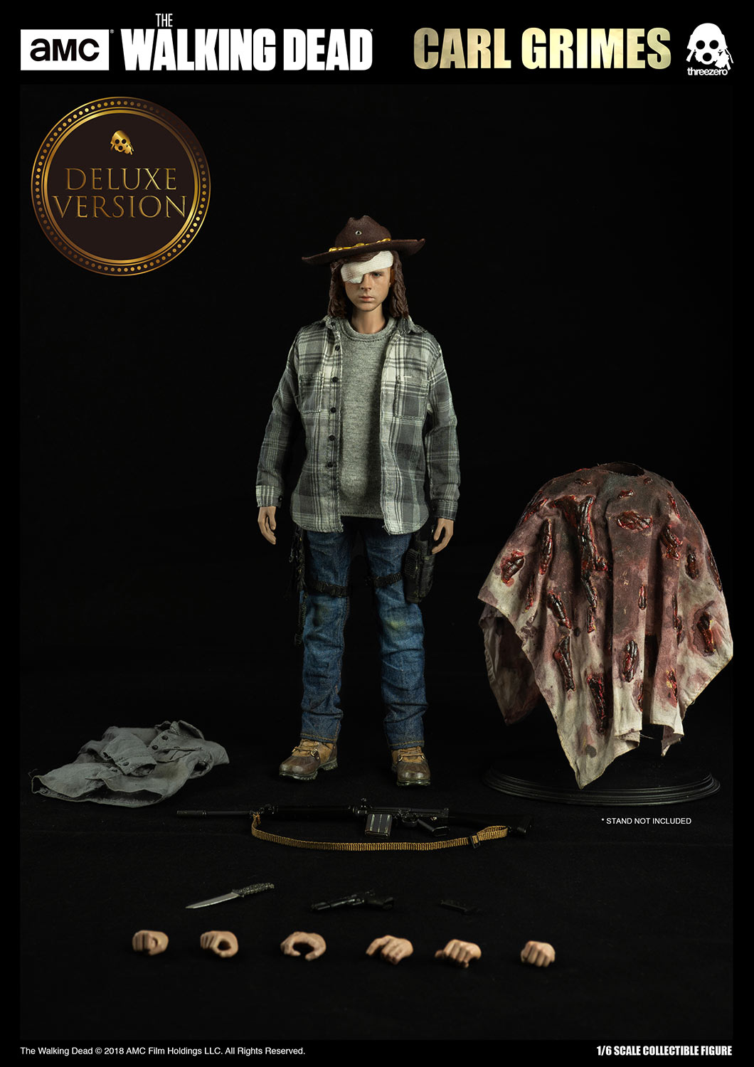 ThreeZero - The Walking Dead - Carl Grimes (1/6 Scale) (Deluxe Version) - Marvelous Toys