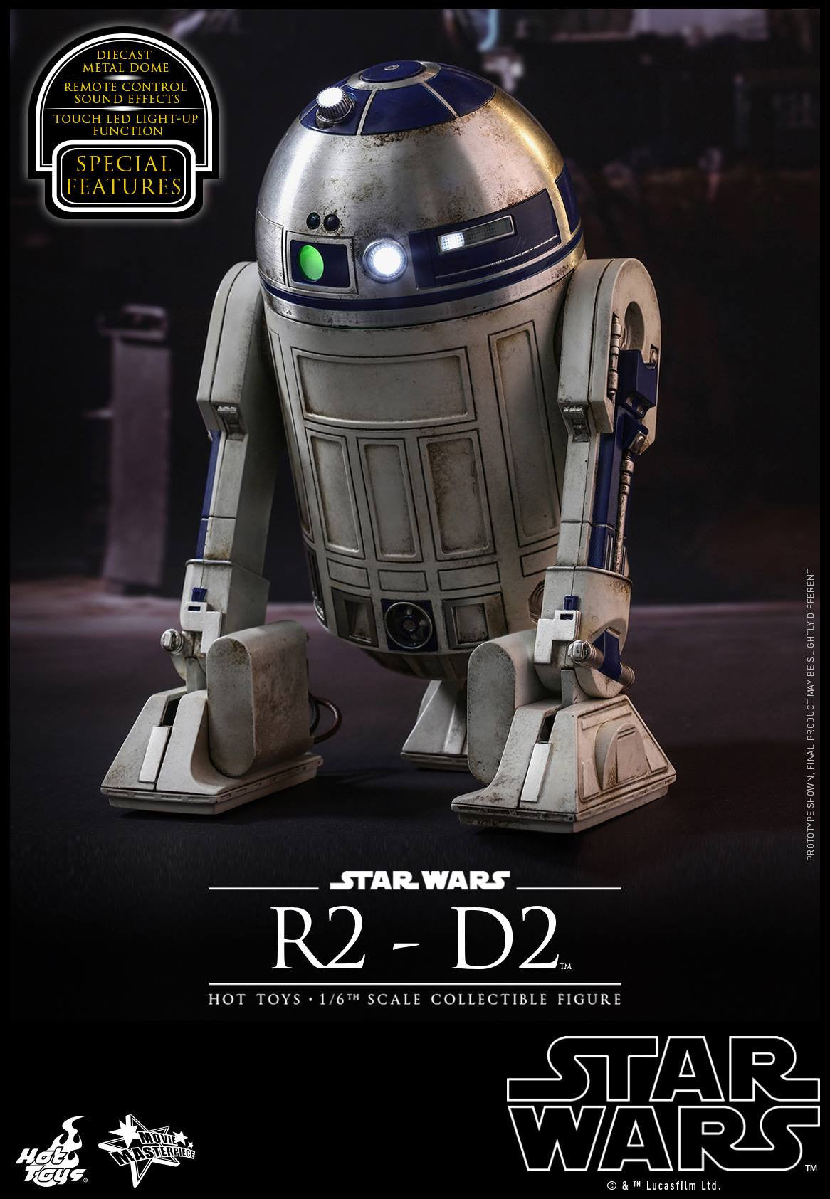 Hot Toys - MMS408 - Star Wars: The Force Awakens - R2-D2 - Marvelous Toys
