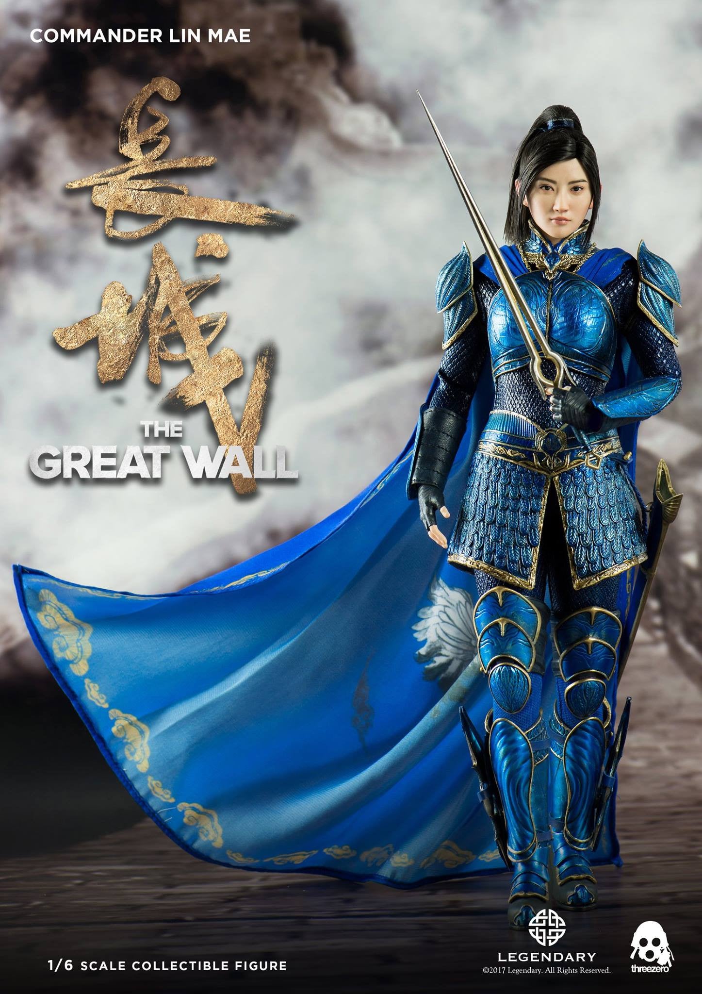 ThreeZero - The Great Wall - Commander Lin Mae 长城 鹤军将领 林梅 景甜 (1/6 Scale) - Marvelous Toys