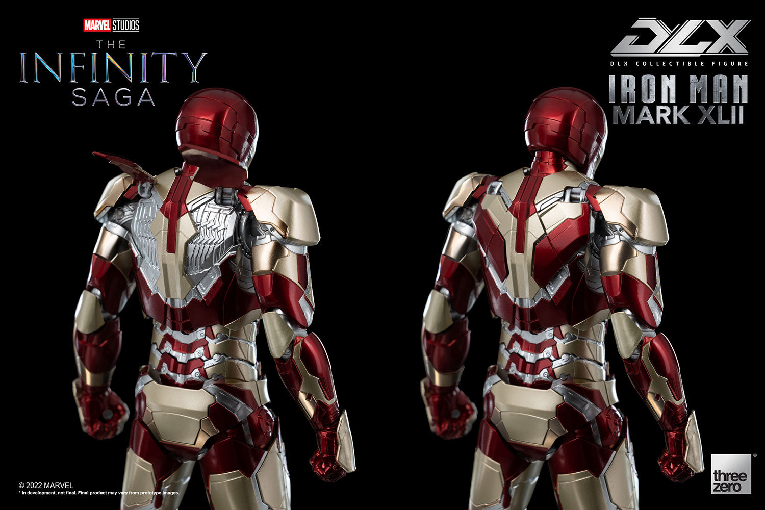 threezero - Marvel Studios: The Infinity Saga - DLX Iron Man Mark XLII (42) - Marvelous Toys