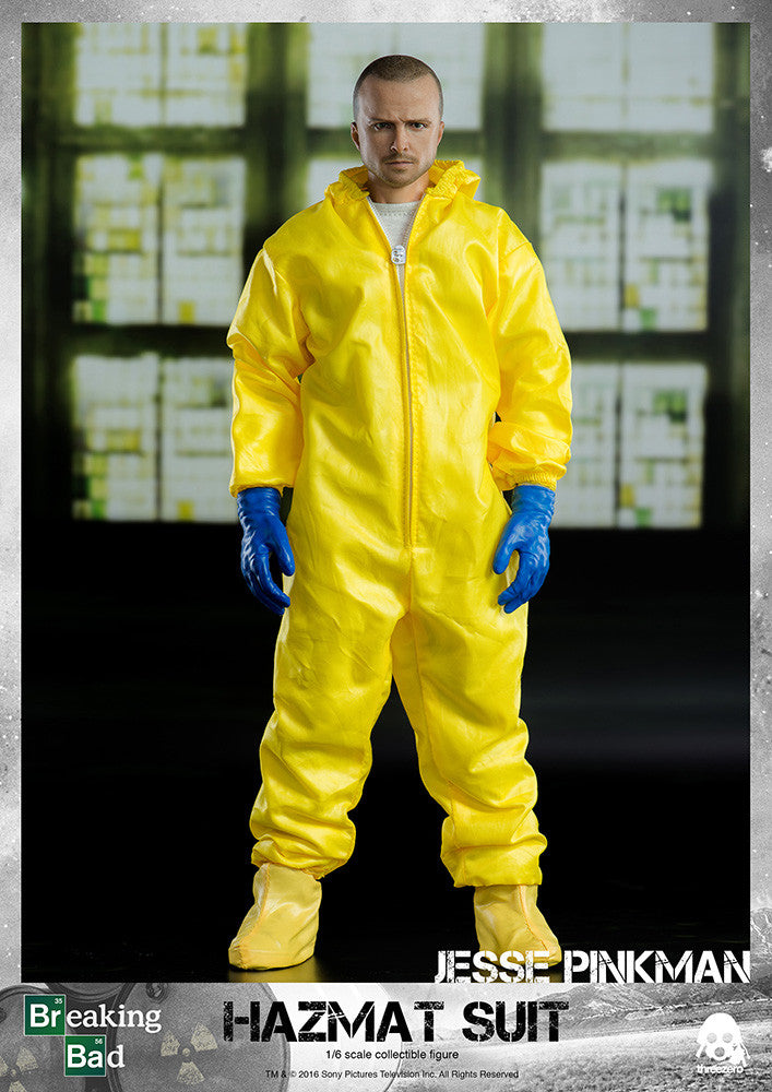 ThreeZero - Breaking Bad - Heisenberg &amp; Jesse Hazmat Suit Combo - Marvelous Toys