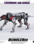 threezero - DLX Scale Collectible Series - Transformers: Bumblebee - Soundwave and Ravage - Marvelous Toys