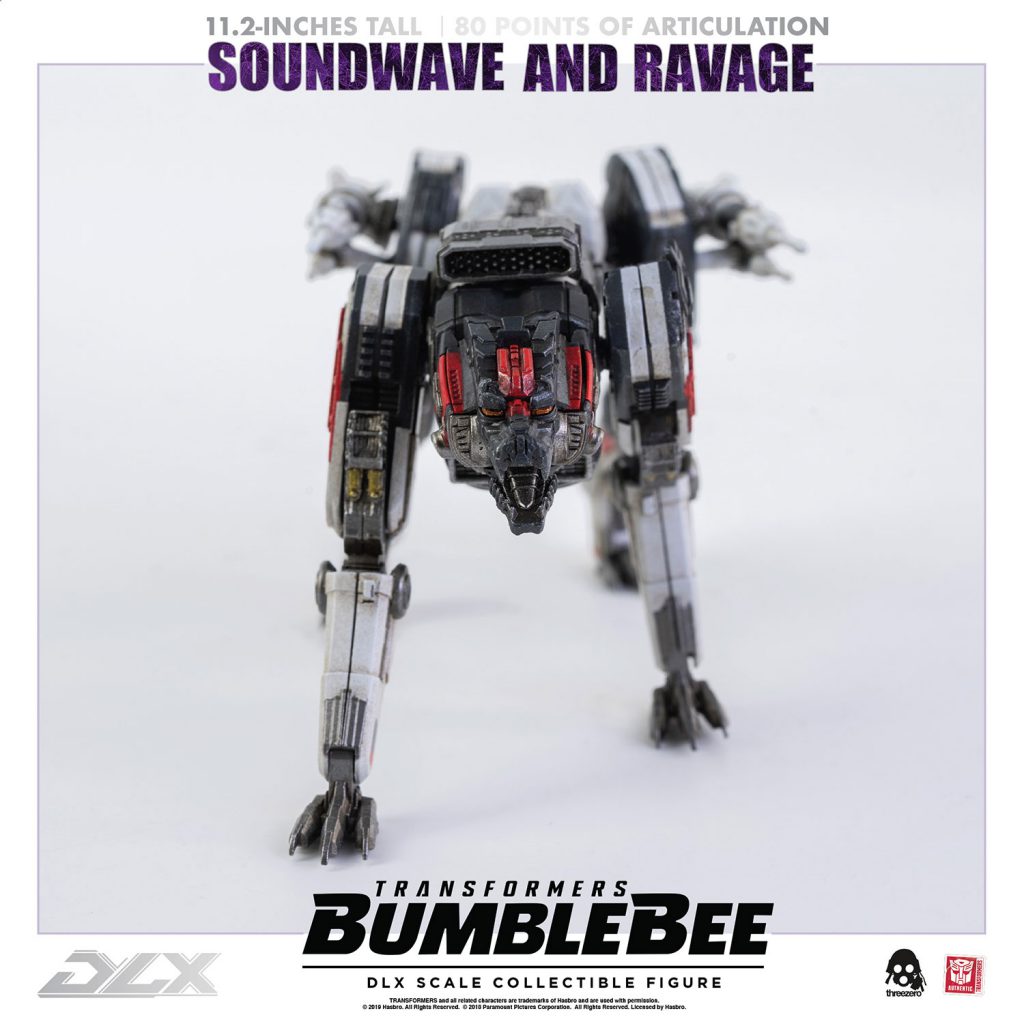 ThreeA - DLX Scale Collectible Series - Transformers: Bumblebee - Soundwave and Ravage