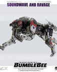 threezero - DLX Scale Collectible Series - Transformers: Bumblebee - Soundwave and Ravage - Marvelous Toys