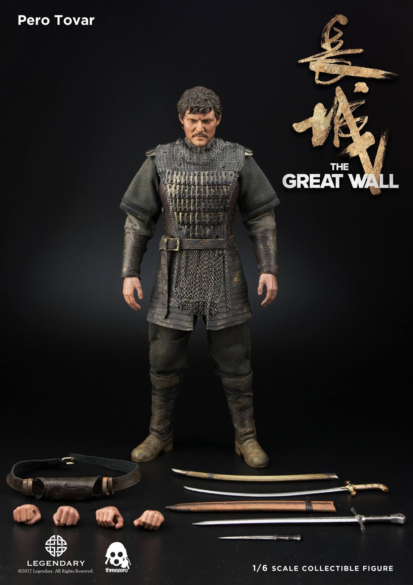 ThreeZero - The Great Wall - Pero Tovar (1/6 Scale) - Marvelous Toys