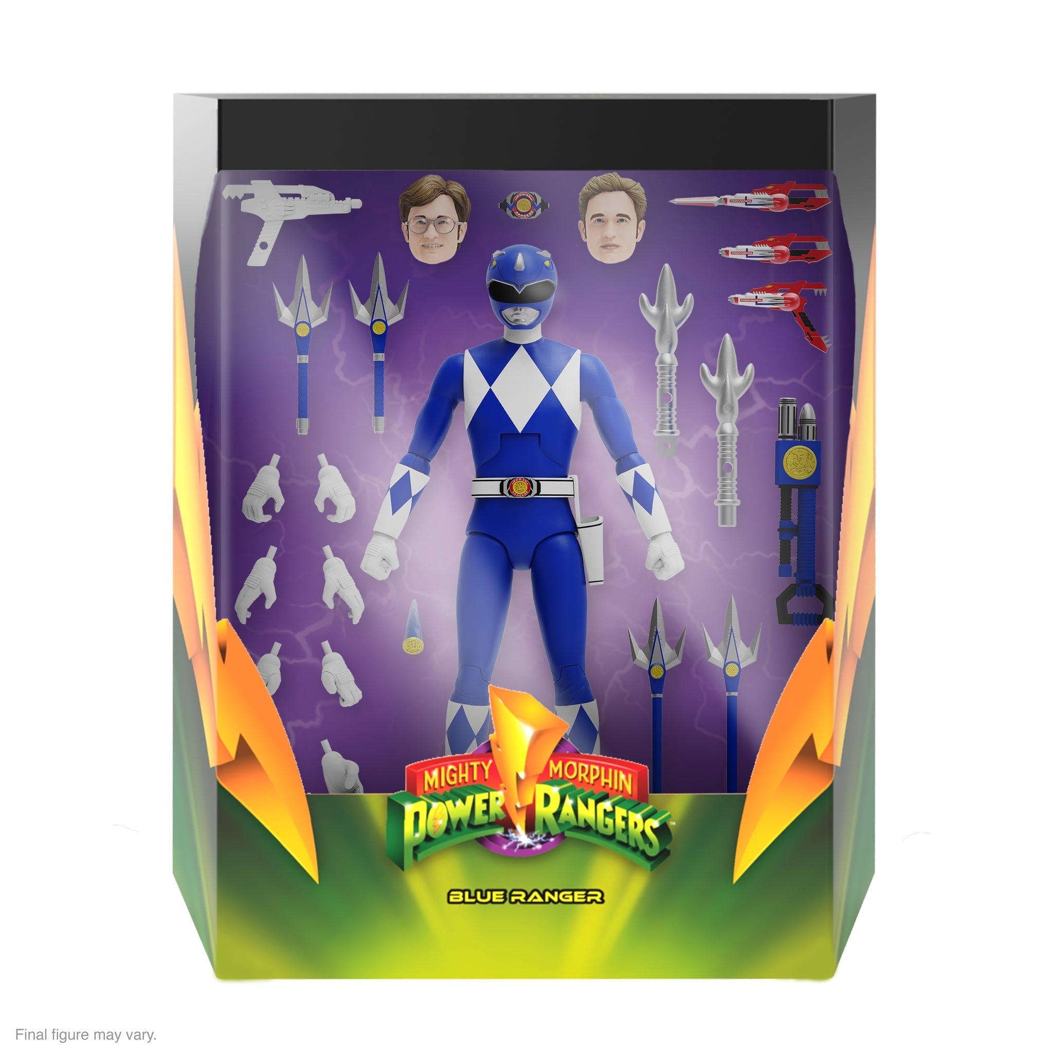 Super7 - Mighty Morphin Power Rangers ULTIMATES! - Wave 3 - Blue Ranger - Marvelous Toys