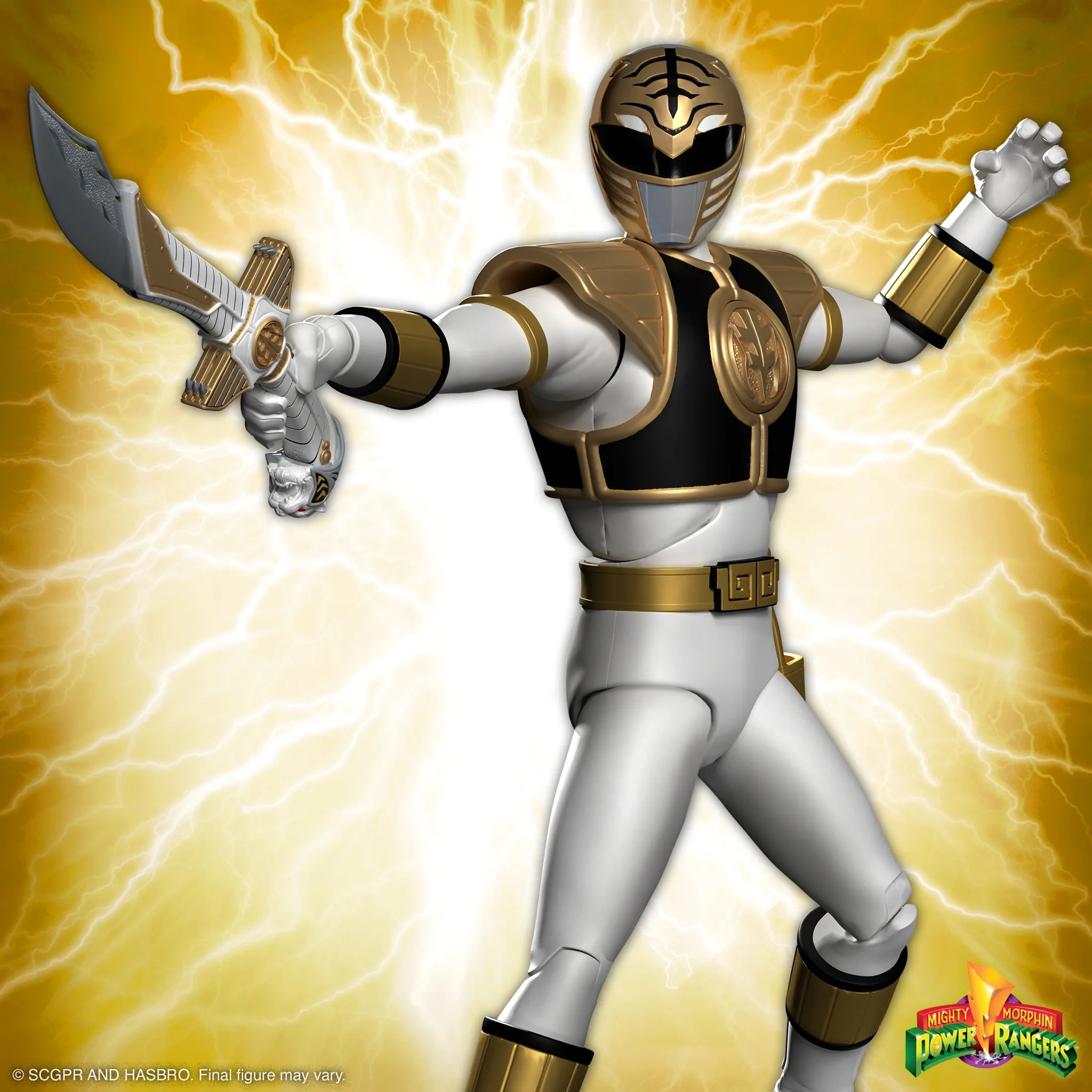 Super7 - Mighty Morphin Power Rangers ULTIMATES! - Wave 4 - White Ranger
