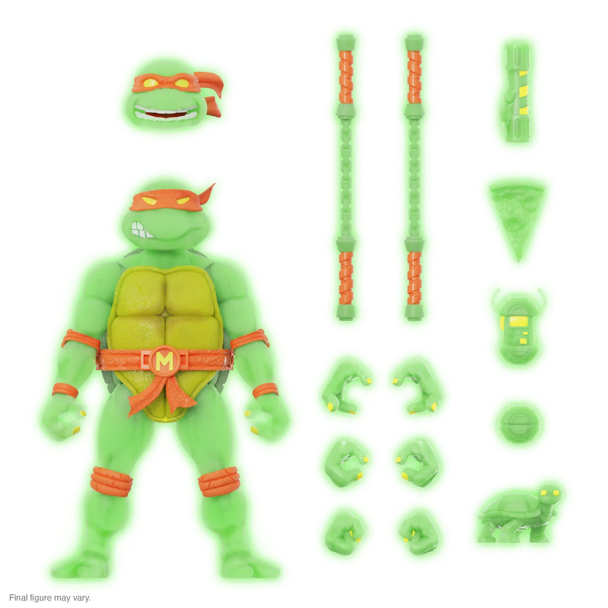 Super7 - Teenage Mutant Ninja Turtles ULTIMATES! Exclusive - Michelangelo Mutagen Ooze