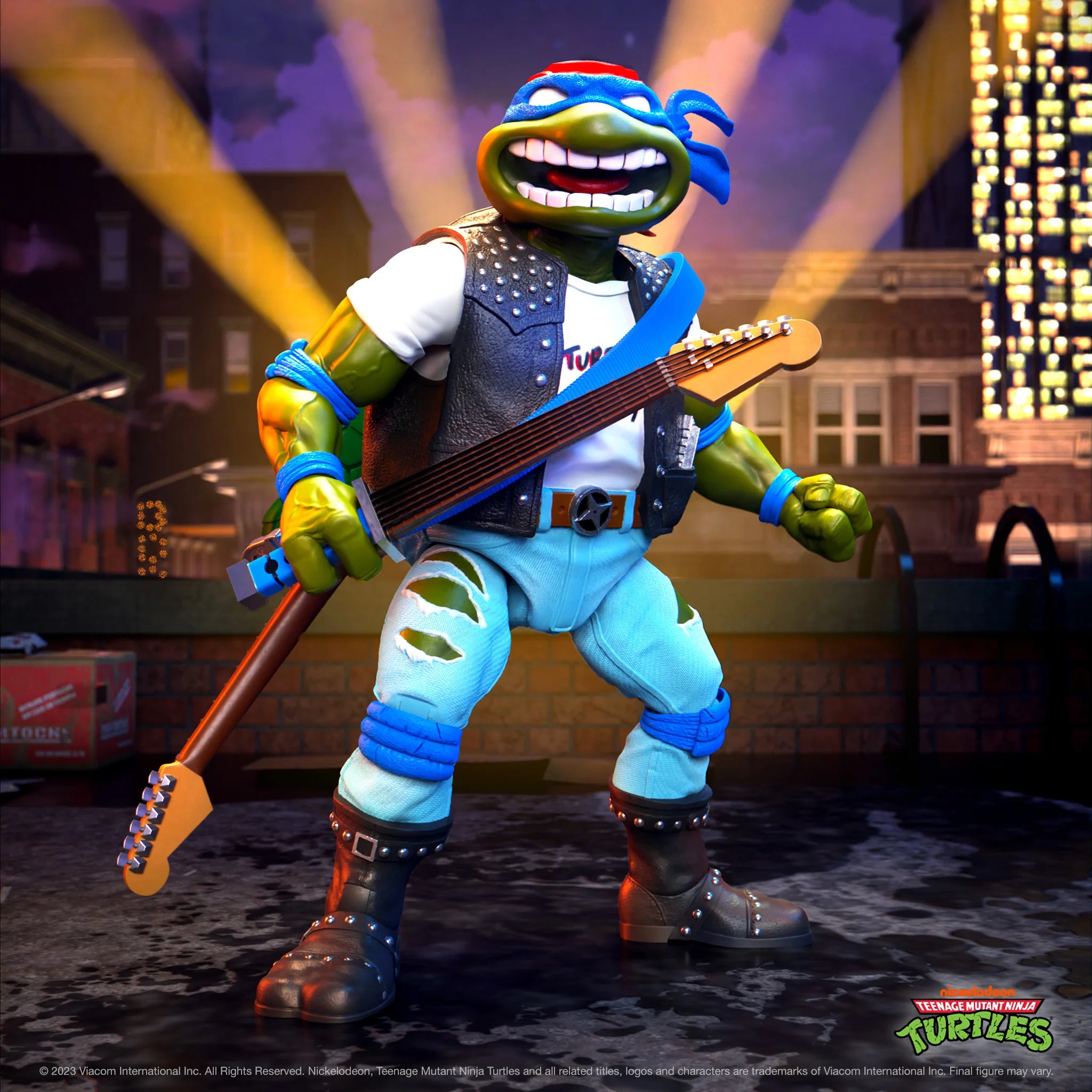 Super7 - Teenage Mutant Ninja Turtles ULTIMATES! - Wave 10 - Classic Rocker Leo - Marvelous Toys