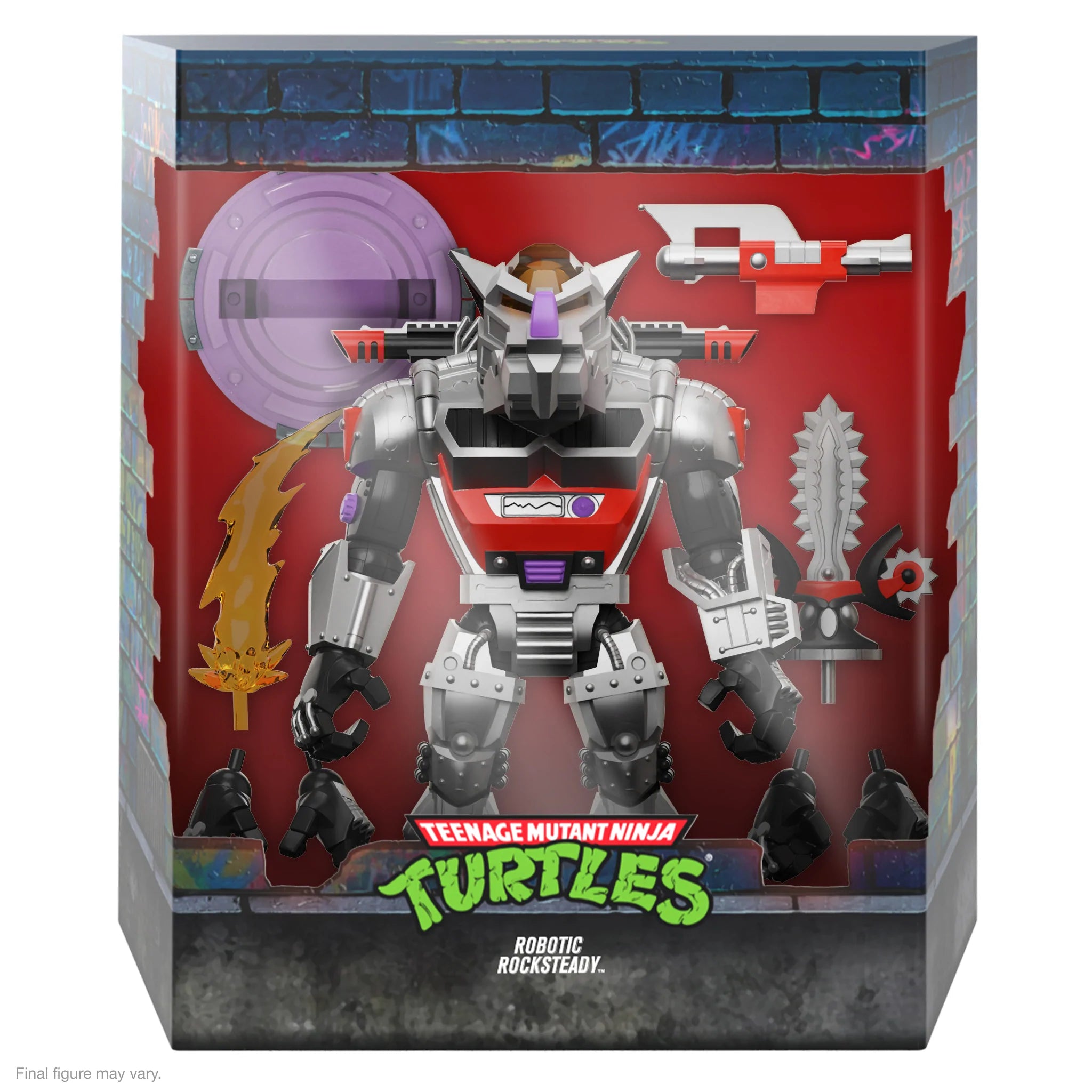 Super7 - Teenage Mutant Ninja Turtles ULTIMATES! - Wave 8 - Robot Rocksteady - Marvelous Toys