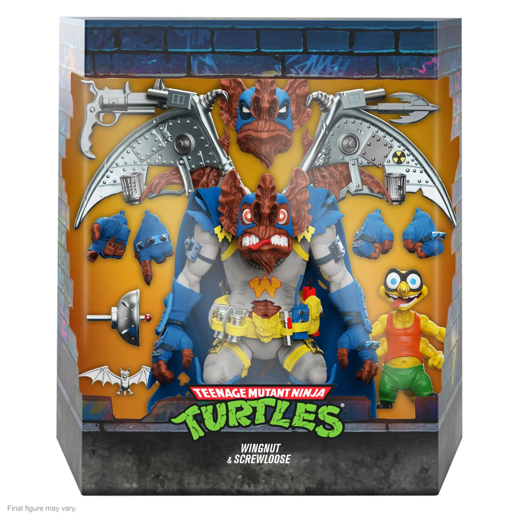 Super7 - Teenage Mutant Ninja Turtles ULTIMATES! - Wave 9 - Wingnut &amp; Screwloose - Marvelous Toys