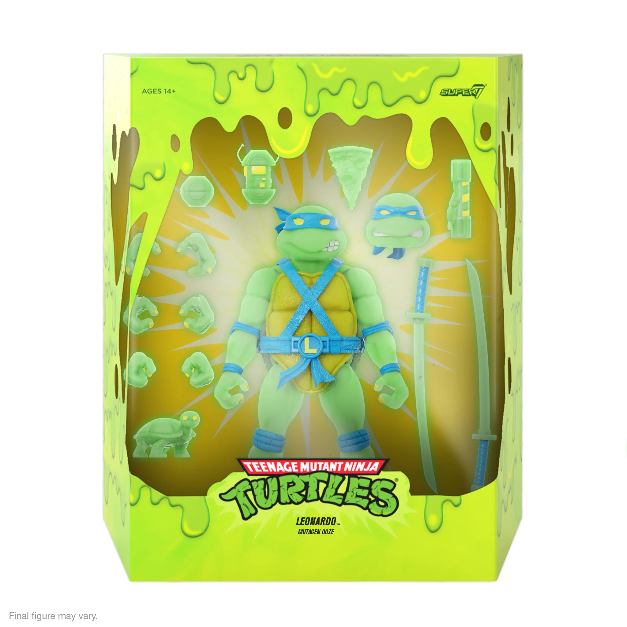 Super7 - Teenage Mutant Ninja Turtles ULTIMATES! Exclusive - Leonardo Mutagen Ooze - Marvelous Toys