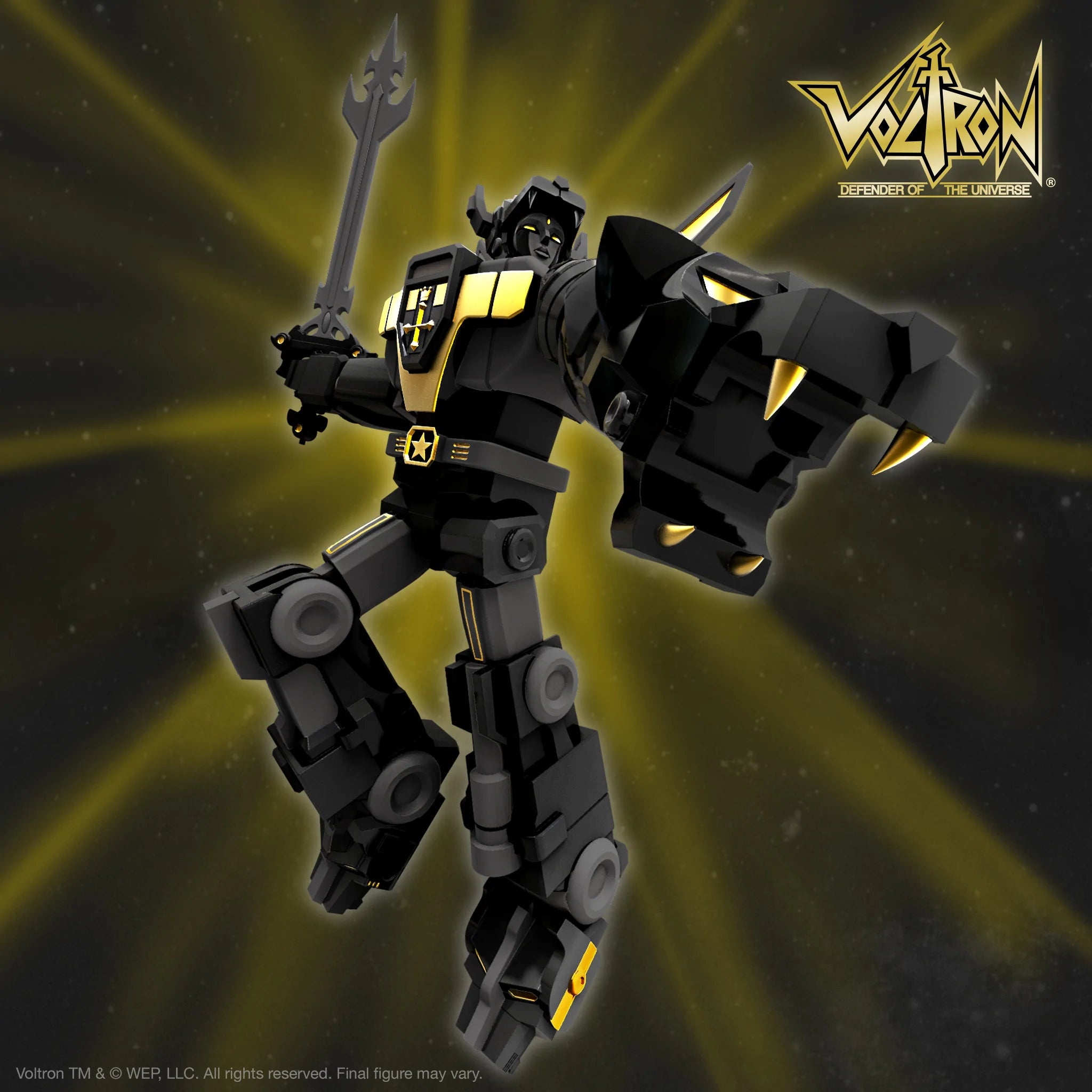 Super7 - Voltron ULTIMATES! - Defender of the Universe (Galaxy Black) - Marvelous Toys