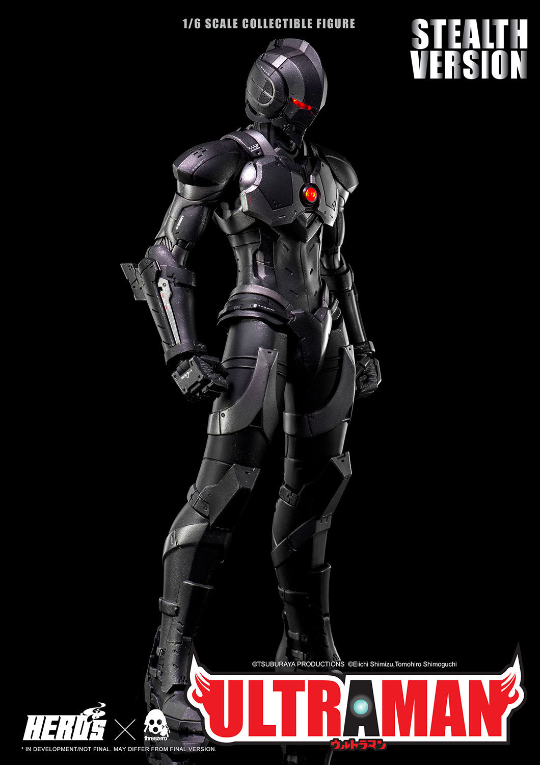 ThreeZero - Ultraman Suit (Stealth Version) (1/6 Scale) - Marvelous Toys