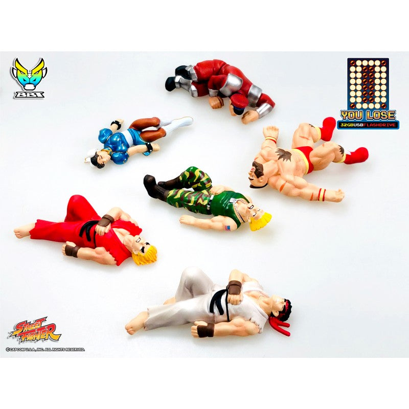 Bigboystoys - Street Fighter - &quot;You Lose&quot; 32GB USB Flash Drive - Ken - Marvelous Toys