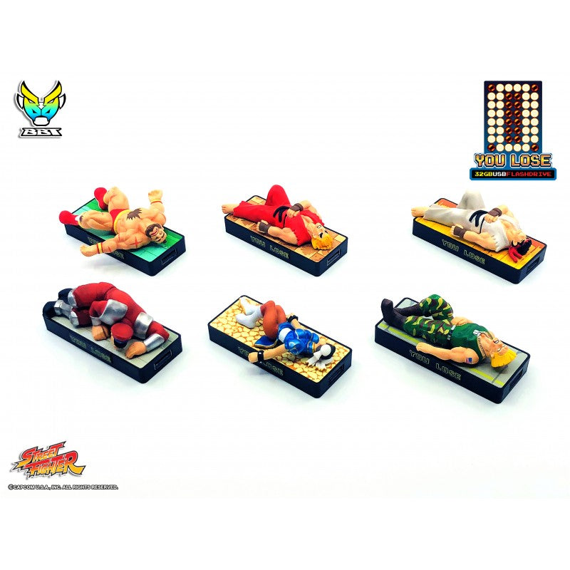 Bigboystoys - Street Fighter - &quot;You Lose&quot; 32GB USB Flash Drive - Ryu - Marvelous Toys