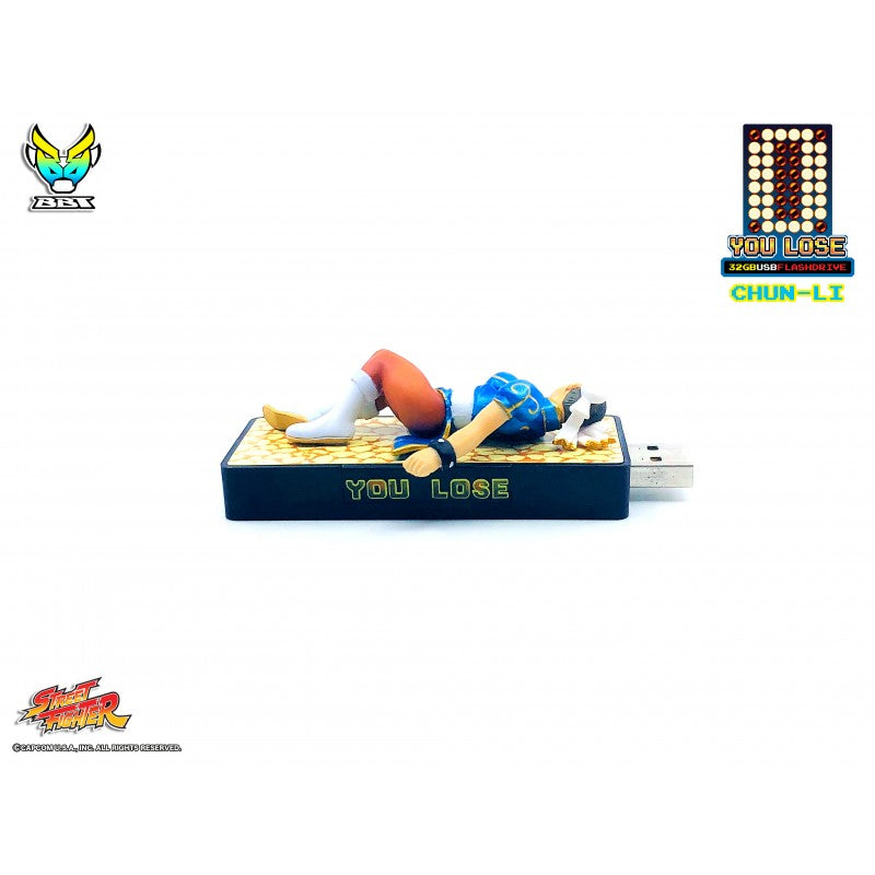 Bigboystoys - Street Fighter - "You Lose" 32GB USB Flash Drive - Chun-Li - Marvelous Toys