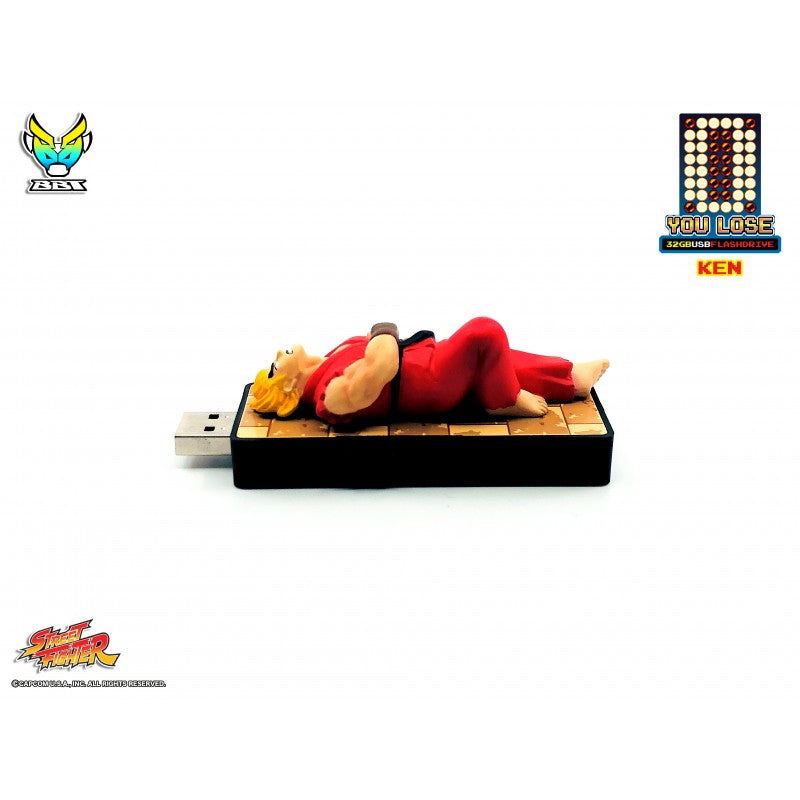 Bigboystoys - Street Fighter - "You Lose" 32GB USB Flash Drive - Ken - Marvelous Toys