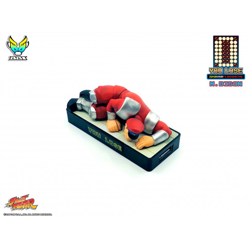 Bigboystoys - Street Fighter - &quot;You Lose&quot; 32GB USB Flash Drive - M. Bison - Marvelous Toys