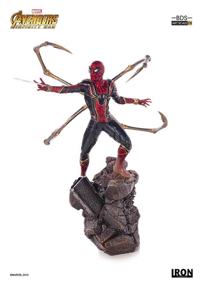 Iron Studios - 1:10 BDS Art Scale Statue - Avengers: Infinity War - Iron Spider-Man - Marvelous Toys