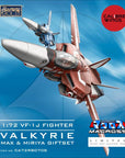 Calibre Wings - Macross (Robotech) - Diecast VF-1J Fighter Max & Miriya Sterling Giftset (1/72 Scale) (Limited Edition) - Marvelous Toys