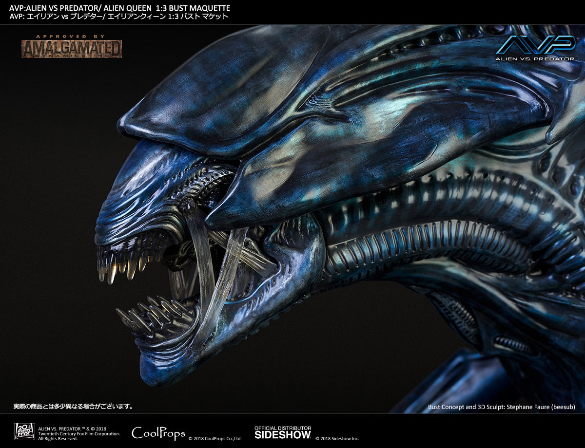 Sideshow Collectibles - Alien vs. Predator - Alien Queen 1:3 Bust Maquette (Deluxe Version) by CoolProps - Marvelous Toys