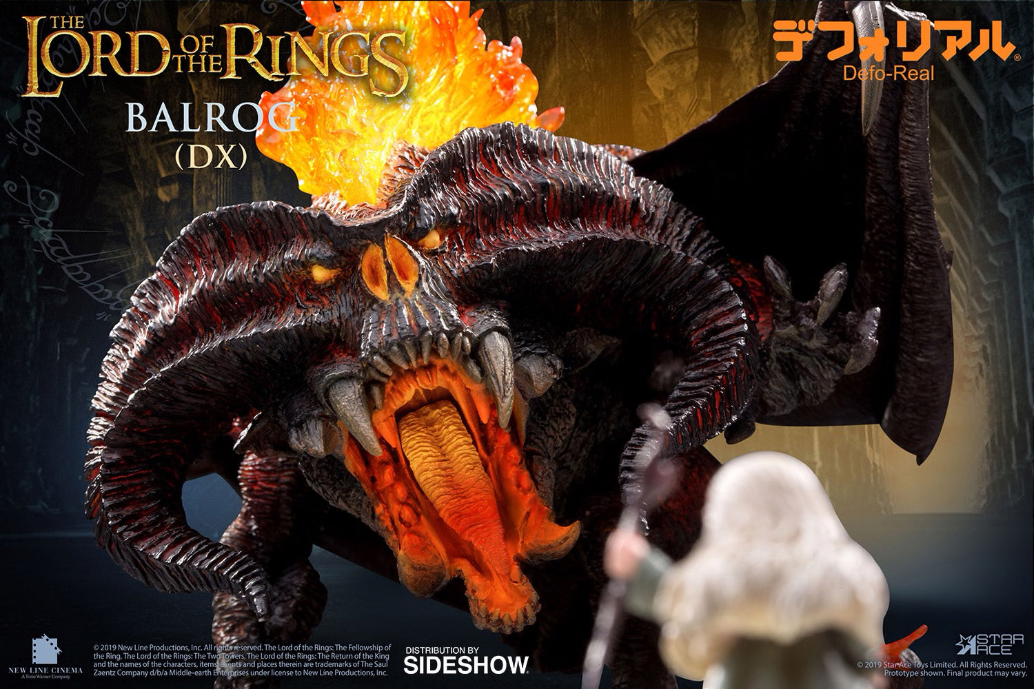 Star Ace Toys - Defo-Real - The Lord of the Rings - Balrog with Gandalf (DX) - Marvelous Toys