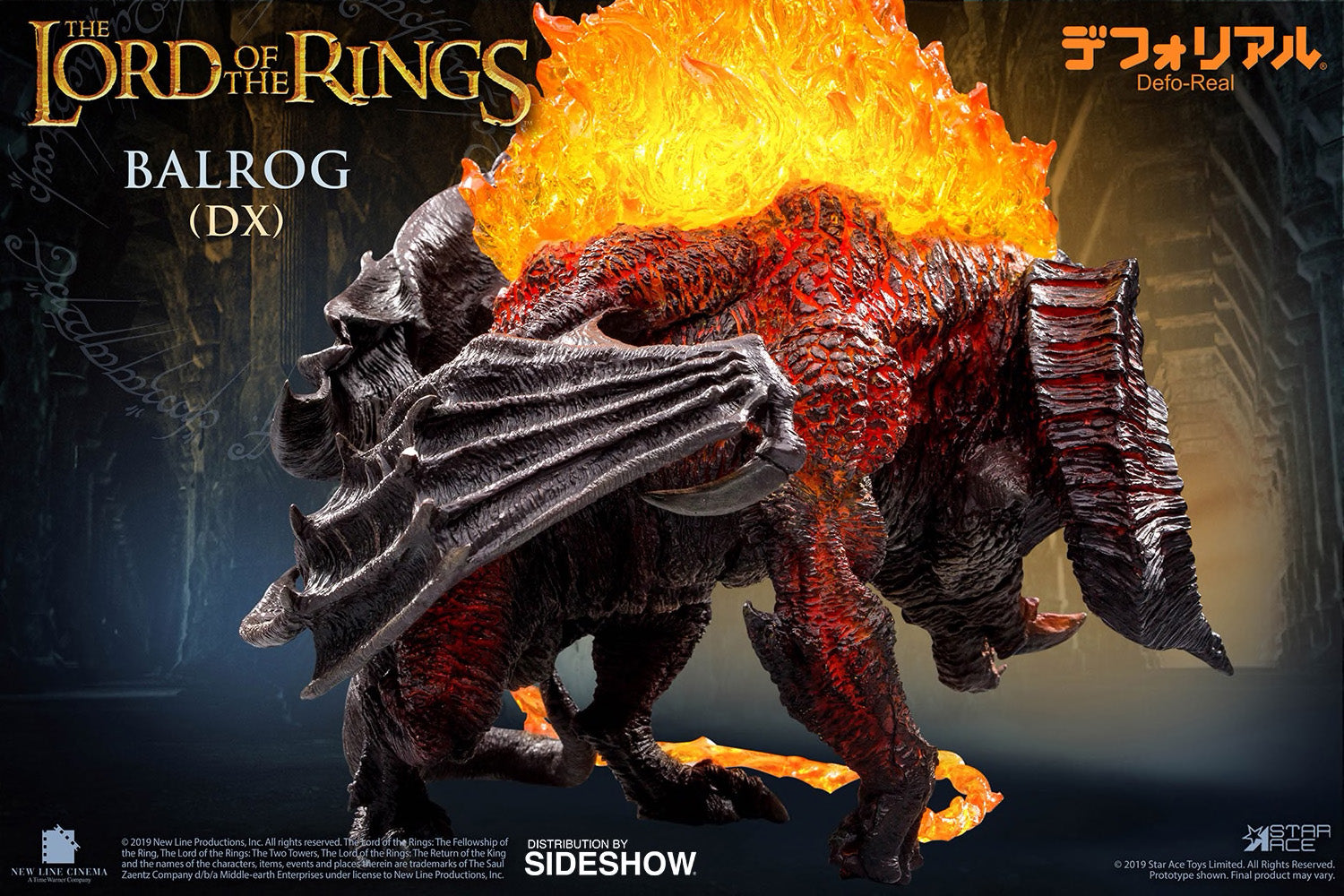 Star Ace Toys - Defo-Real - The Lord of the Rings - Balrog with Gandalf (DX) - Marvelous Toys
